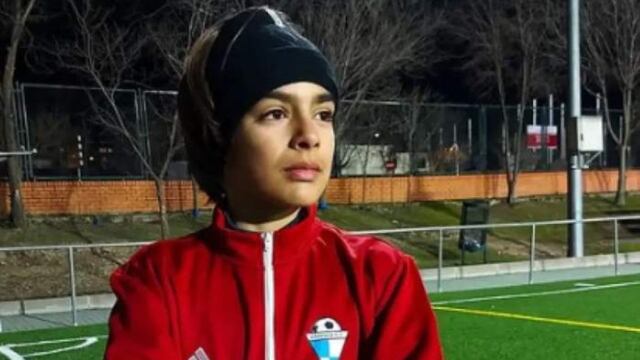Benizio, el correntino de 11 años que dejó su vida en su provincia natal para jugar al fútbol en España.