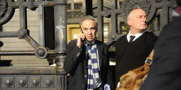 Miguel Ángel Pichetto saliendo del Congreso este lunes