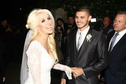 Wanda Nara y Mauro Icardi antes de separarse.