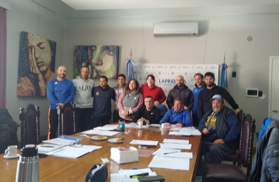 El Director de Deportes, Guillermo Orsilli, se reunió con sus pares en Laprida