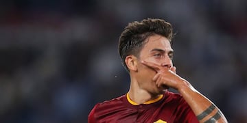 Paulo Dybala marcó tendencia con su festejo de la "máscara" (AP)