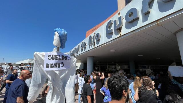 El hospital San Antonio de Padua es uno de los centros del reclamo.
