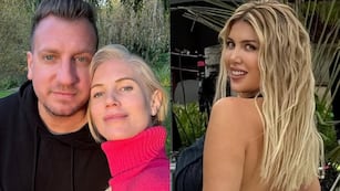 Maxi López, Daniela Christiansson y Wanda Nara.