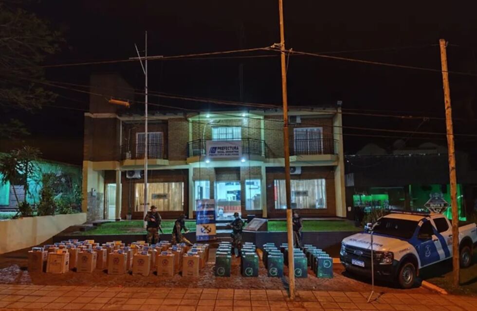 Prefectura secuestró en Colonia Aurora un cargamento de cigarrillos de contrabando valuado en $50 millones