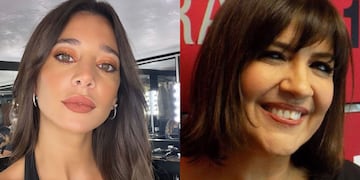 La modelo y panelista salió al cruce de la periodista por sus desafortunados comentarios.