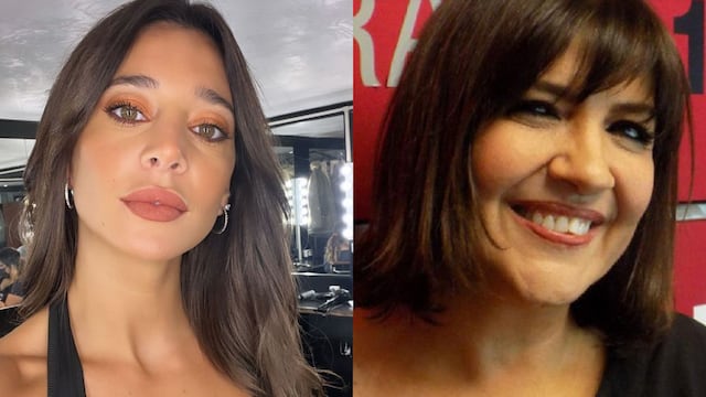 La modelo y panelista salió al cruce de la periodista por sus desafortunados comentarios.