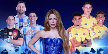 Hologramas y 4 canciones: así fue el show de Shakira en la final de la Copa América 2024