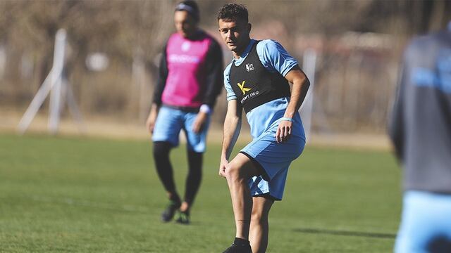 Santiago Longo listo para volver a ser titular en Belgrano (Prensa Belgrano).