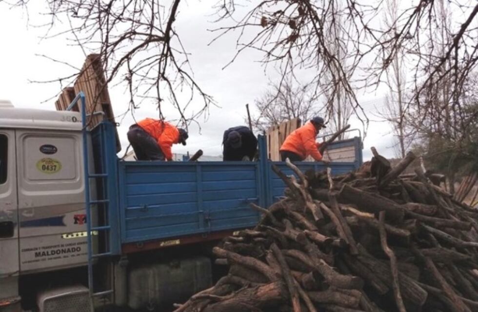 Ante la ola de frío entregan leña y abrigo a familias vulnerables