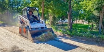En Julumao, realizaron trabajos de mantenimiento y mejora.