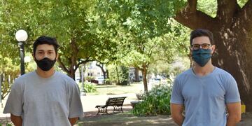 Jeremías Martínez y Matías Martínez Sella de "Ciudad Progresista", presentaron una propuesta alternativa al proyecto del PJ sobre agroquímicos