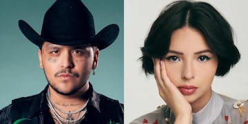 Tras las críticas, Christian Nodal y Ángela Aguilar a los besos en un show