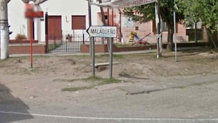 El hecho ocurrió en Malagueño, provincia de Córdoba. (Captura de Google Street View).