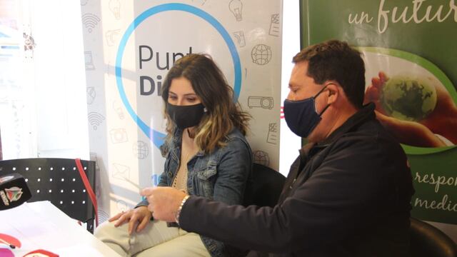 Apoyo del municipio para la representante local en la Cumbre Climática