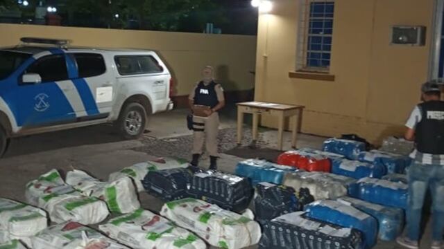 La mercadería fue puesta a disposición de la AFIP-DGA Delegación Puerto Iguazú.