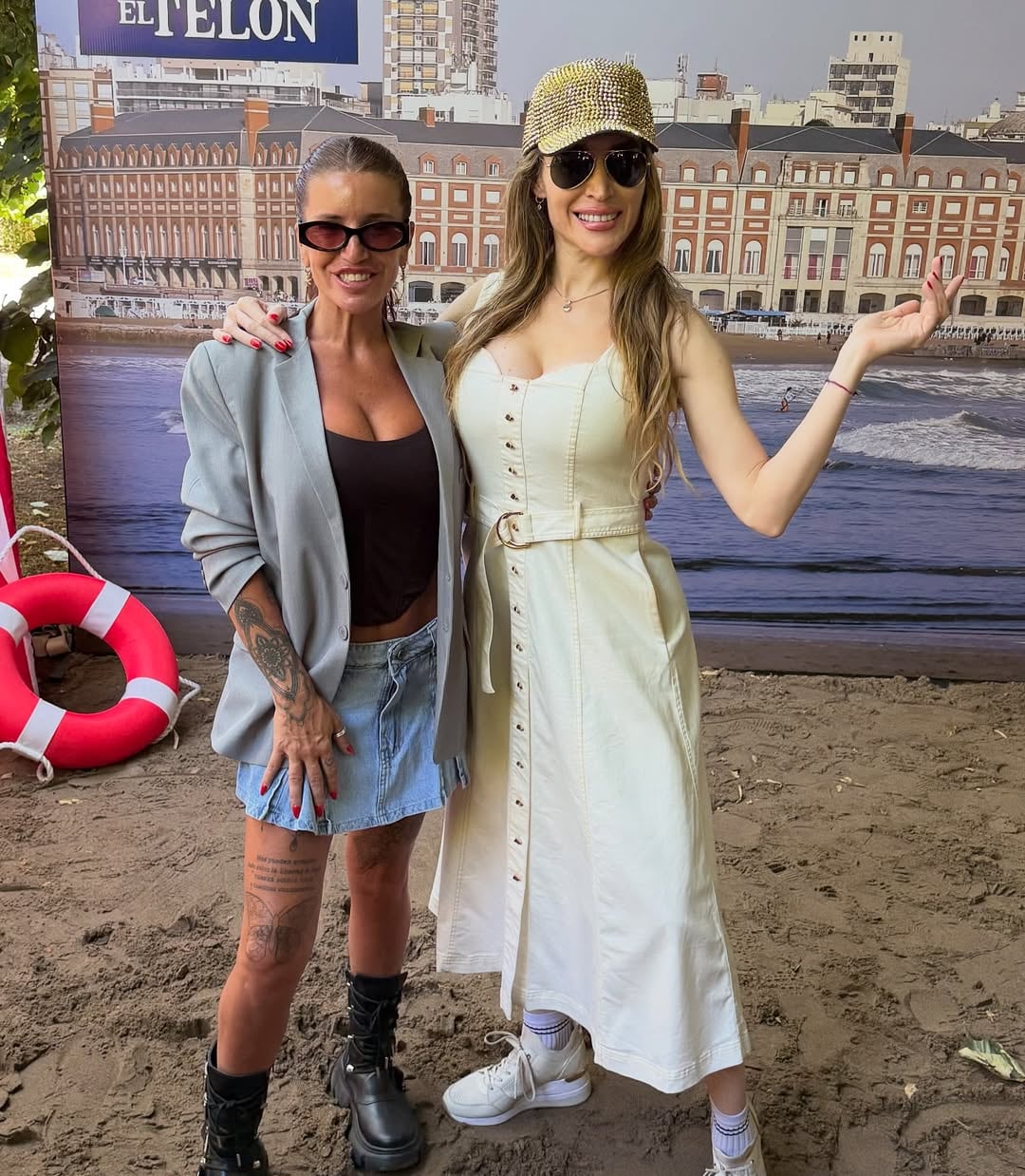 Jean, escote y borcegos: Flor Peña dio cátedra de estilo con el look tendencia de la temporada