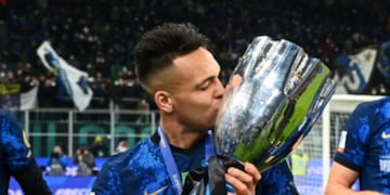 Lautaro Martínez campeón de la Supercopa de Italia