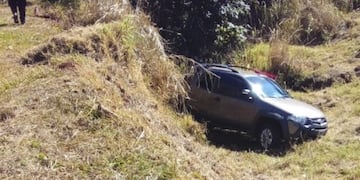 Accidente fatal en Leandro N. Alem: volcó con su camioneta y falleció.