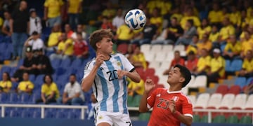 Nicolás Paz, una de las figuras del Sub 20 (AFA)