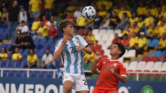 Nicolás Paz, una de las figuras del Sub 20 (AFA)