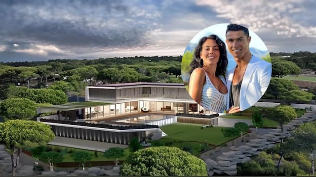 Cómo es la lujosa mansión que Cristiano Ronaldo y Georgina Rodríguez compraron en Portugal.