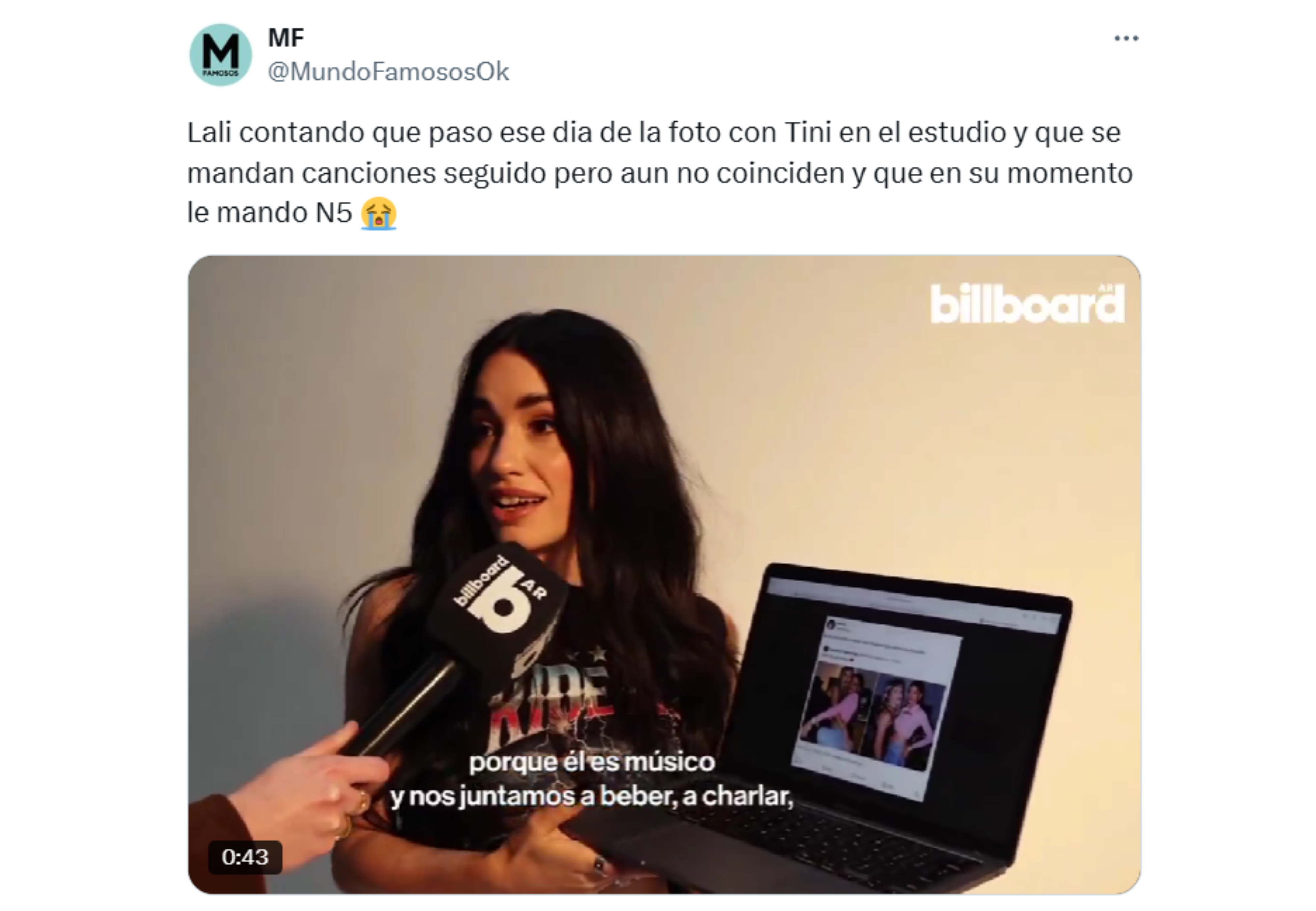 El clip se viralizó en las redes.