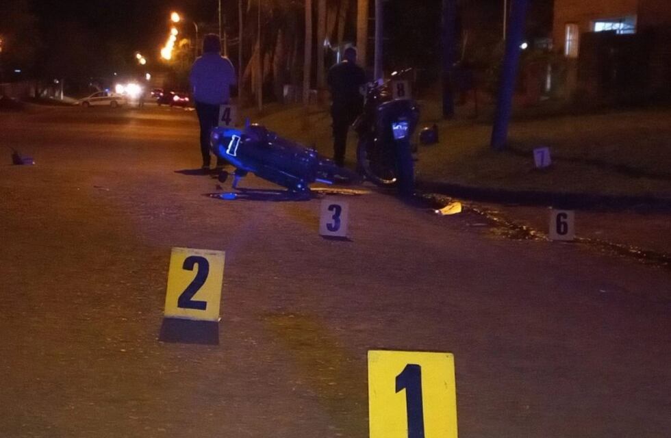 Cuatro heridos tras un choque entre dos motos en Apóstoles