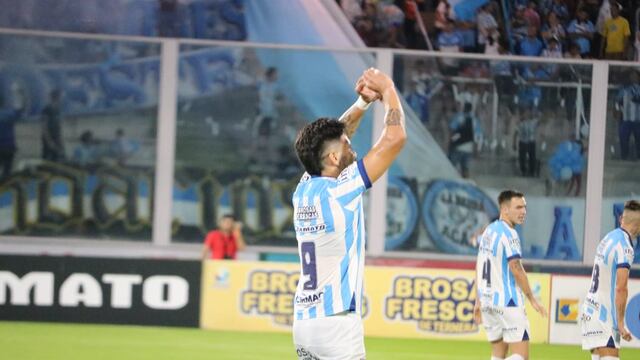 Con el goleador Alan Murialdo lesionado, la formación con la que ensayó Racing para visitar a Sportivo Belgrano (La Voz).