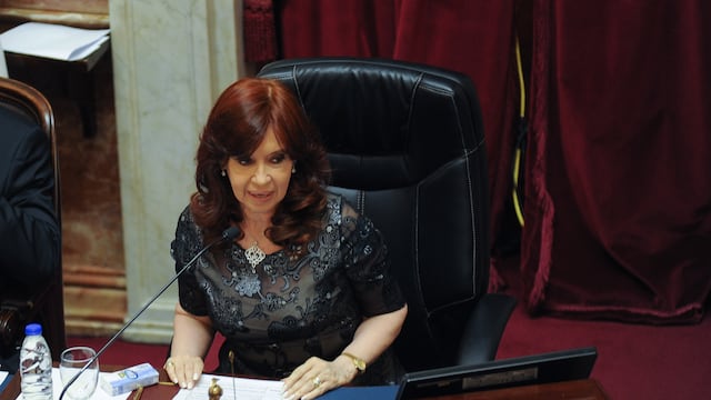 Cristina Kirchner recibió en su despacho a Sergio Massa. Foto: Federico López Claro.