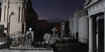 Los “encuentros paranormales” que tuvo el sanjuanino en el cementerio. (Imagen ilustrativa).