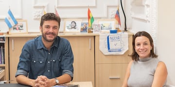 El concejal Juan Monteverde y la diputada provincial Lucila De Ponti cerraron un acuerdo para las elecciones 2023 en Rosario.