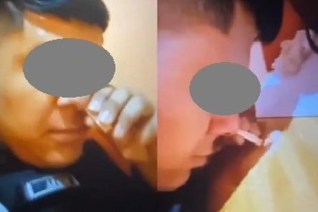 Colonia Aurora: un policía se filmó consumiendo droga en la comisaría.