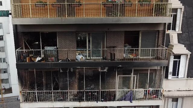 Tragedia en la Ciudad de Buenos Aires: cinco muertos, tres de ellos niños, en el incendio de un edificio de Recoleta. (Telam)