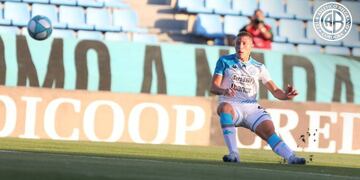 El juvenilo Juan Barinaga de Belgrano abrió la cuenta con una gran definición. Gentileza Belgrano de Córdoba