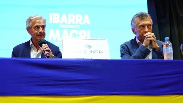 Andrés Ibarra y Mauricio Macri.