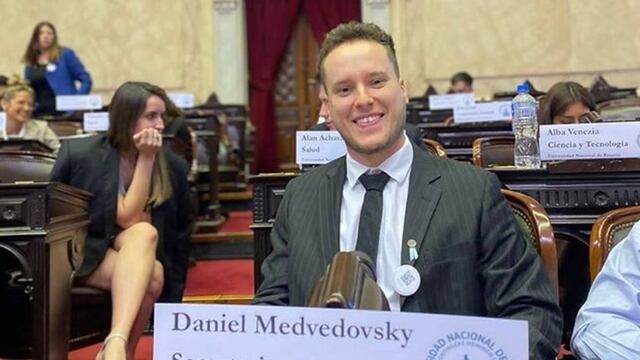 Daniel participó de una jornada para universitarios de todo el país, en la Cámara Baja.