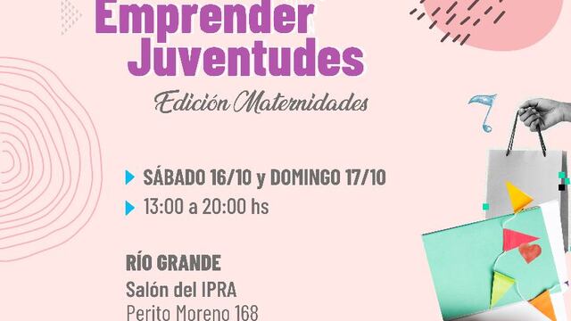 Será este sábado 16 y domingo 17 de octubre de 13 a 20hs en el salón del I.P.R.A en Río Grande (Perito Moreno 168).