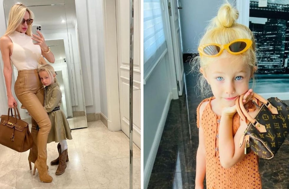 Como una sirenita: Matilda, la hija de Luciana Salazar, disfrutó de la playa en Miami