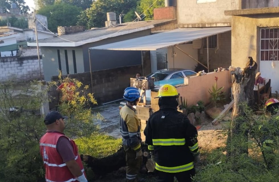 El Municipio trabaja en vía pública luego de las intensas lluvias
