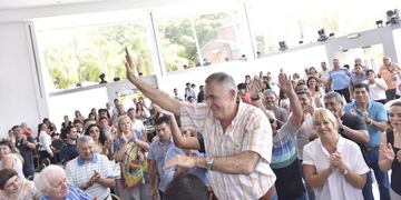 Jaldo participó en un acto en El Cadillal.