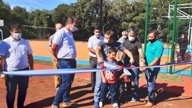 El gobernador Herrera Ahuad inauguró obras en Tres Capones