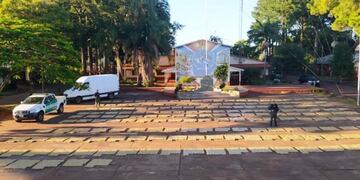 Incautaron estupefacientes en Aristóbulo del Valle.