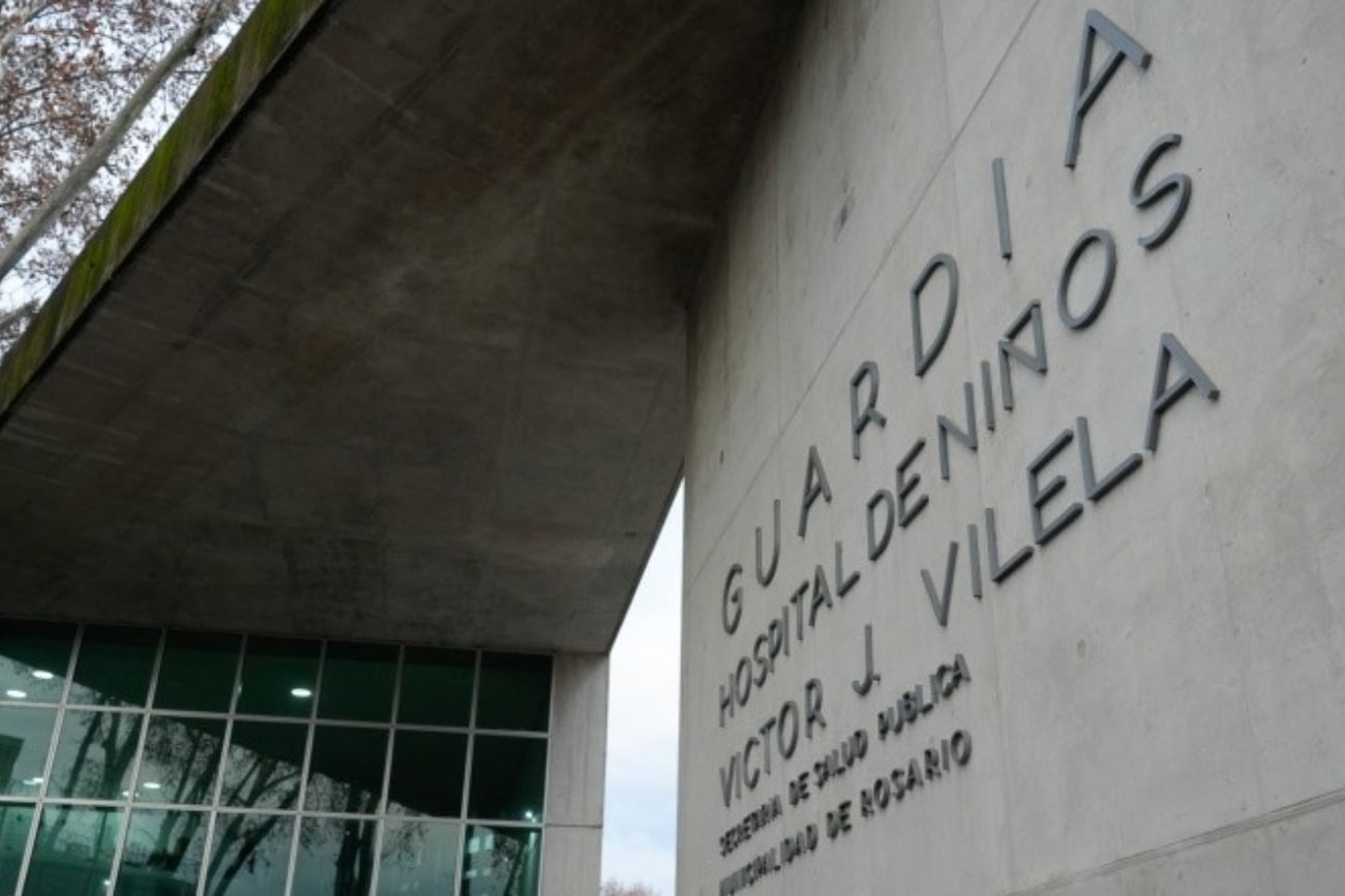 El bebé continúa internado en el Vilela. (Alan Monzón / Rosario3 / Gentileza)