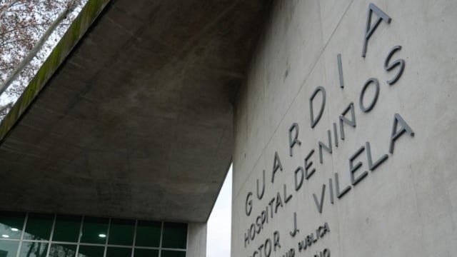 El bebé continúa internado en el Vilela. (Alan Monzón / Rosario3 / Gentileza)