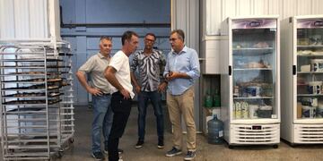 Recorrida del intendente Luis Castellano a un nuevo emprendimiento