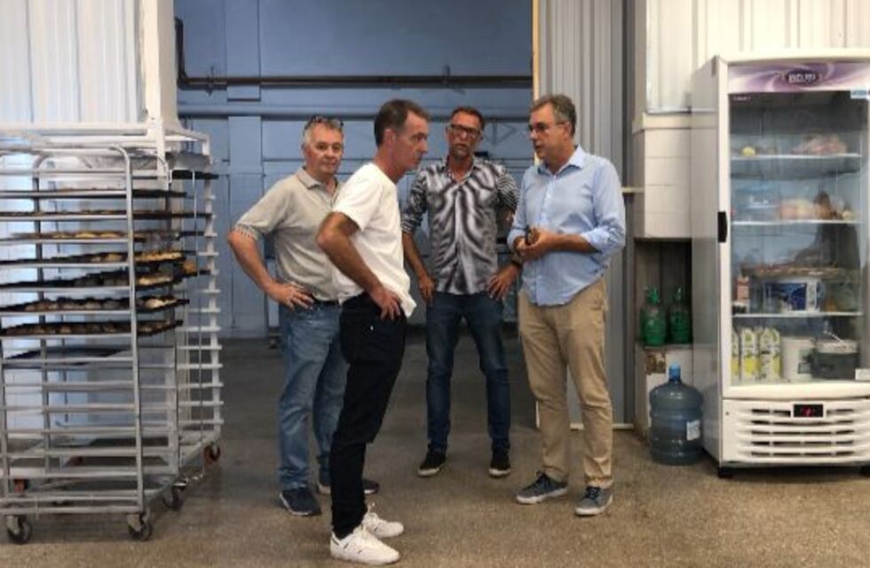 El intendente Luis Castellano recorrió un nuevo emprendimiento