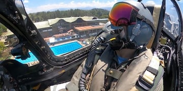 Aviones de combate sobrevolaron la ciudad de Mendoza sorprendiendo a la población.