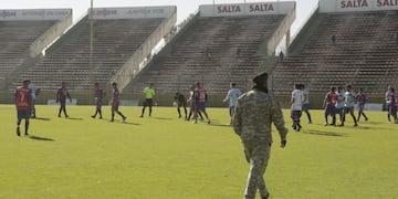 Un equipo de la Liga Salteña de Fútbol jugó contra presos del penal de Villa Las Rosas