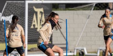 Florencia Bonsegundo en la previa de la Copa América 2025 (AFA)