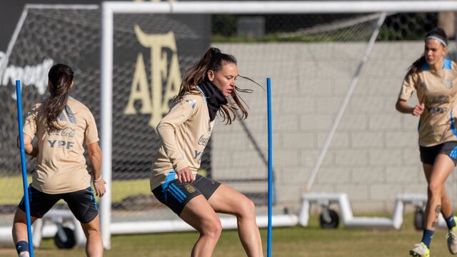 Florencia Bonsegundo en la previa de la Copa América 2025 (AFA)
